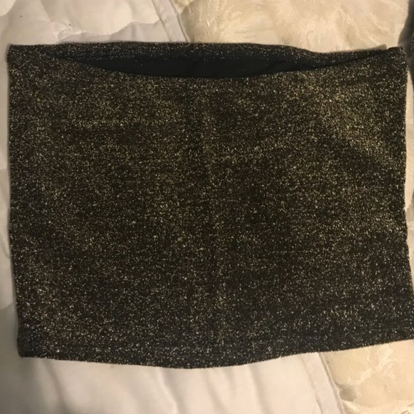 Sexy evening glittery crop top - Picture 4 of 6